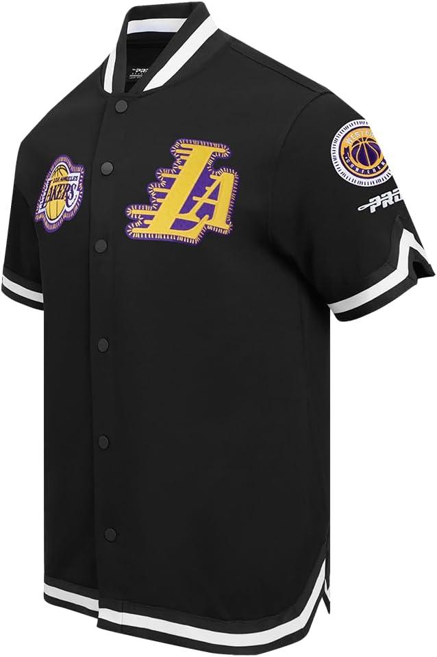 imagePro Standard Mens NBA Diy Pick Stitch Button DownBlack