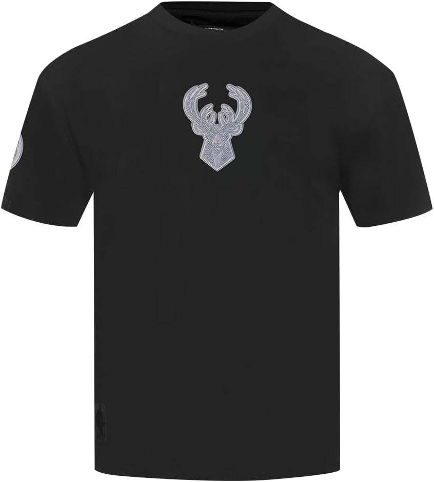 imagePro Standard Mens NBA Reverse French Terry Cotton Short Sleeve TeeBlack