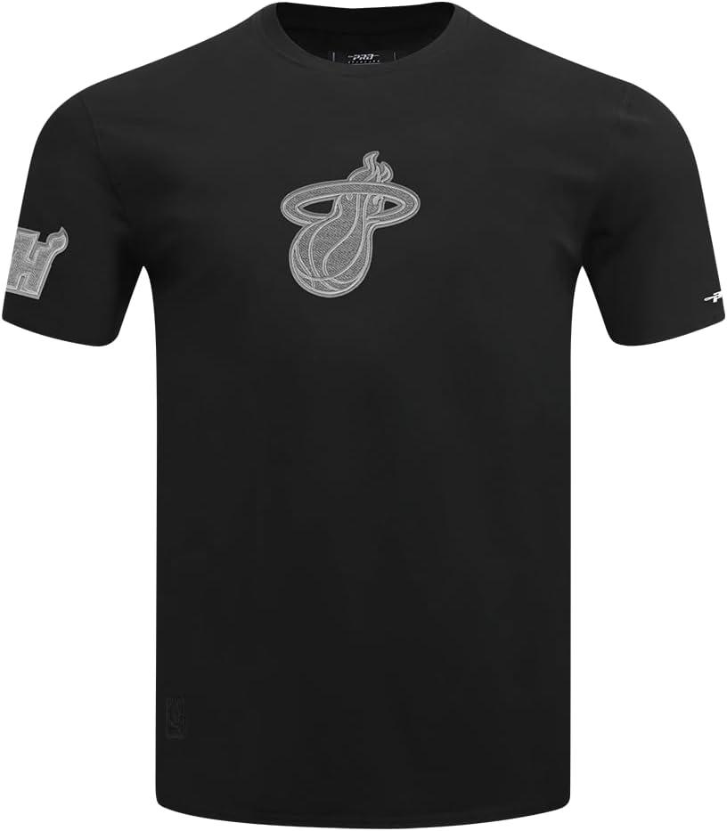 imagePro Standard Mens NBA Reverse French Terry Cotton Short Sleeve TeeBlack