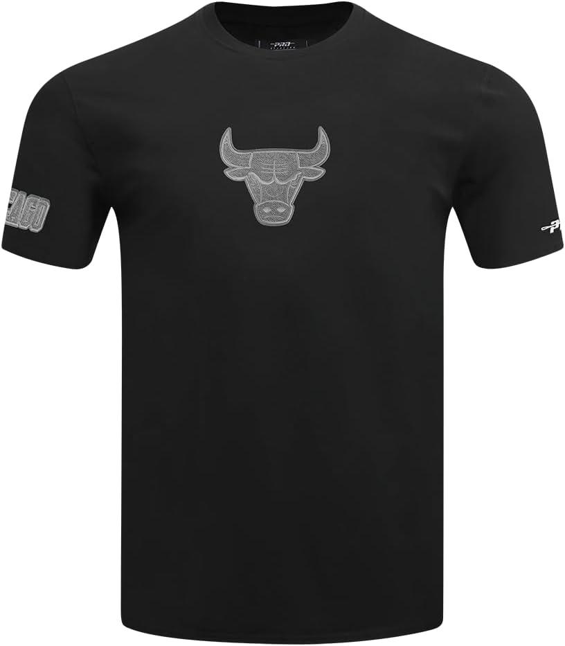 imagePro Standard Mens NBA Reverse French Terry Cotton Short Sleeve TeeBlack
