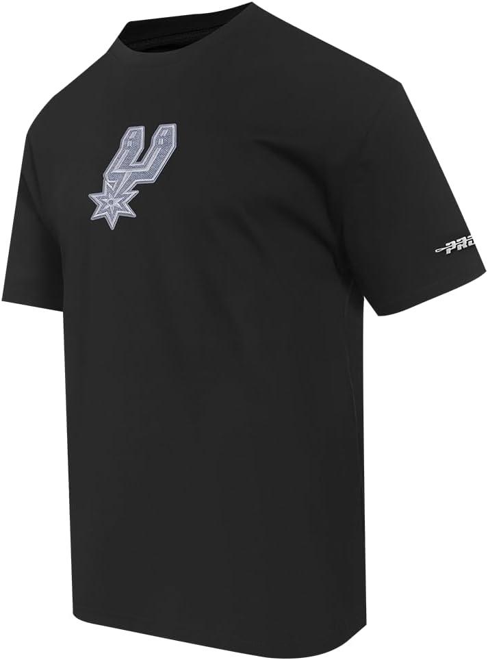 imagePro Standard Mens NBA Reverse French Terry Cotton Short Sleeve TeeBlack
