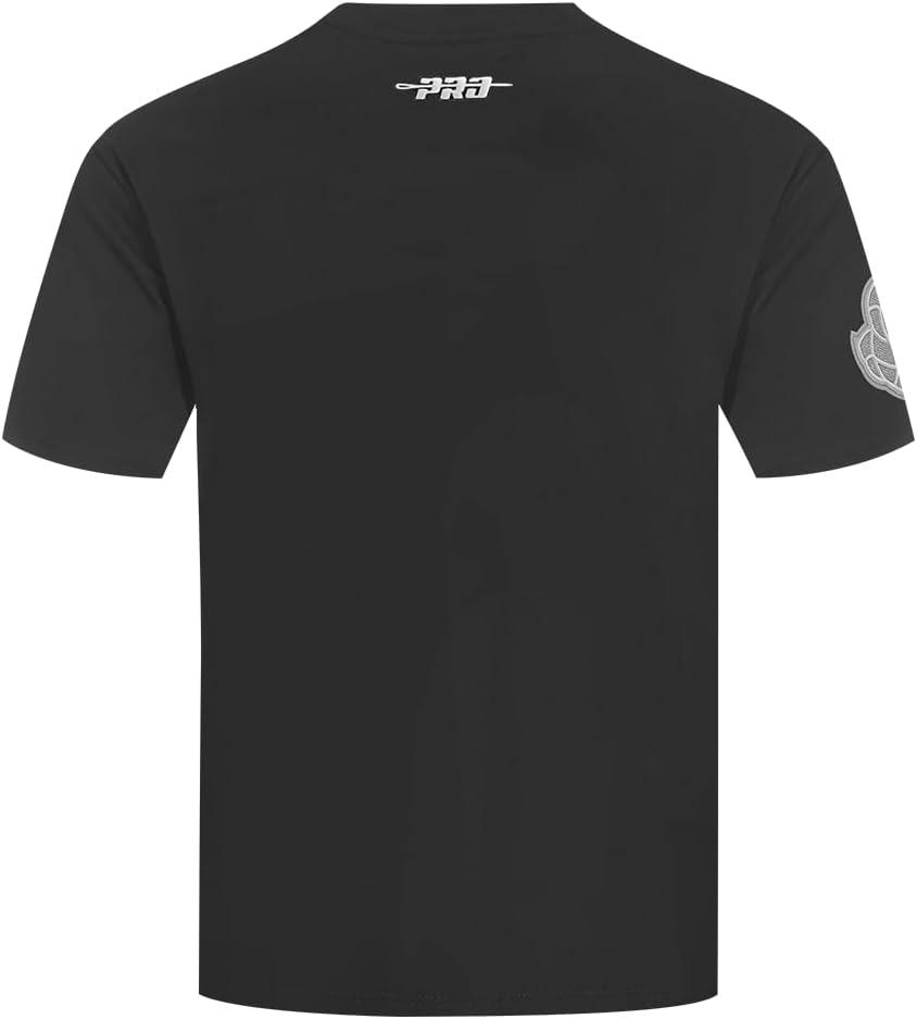 imagePro Standard Mens NBA Reverse French Terry Cotton Short Sleeve TeeBlack