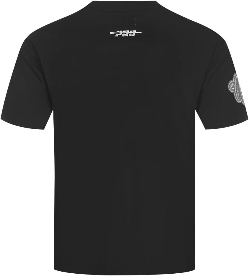imagePro Standard Mens NBA Reverse French Terry Cotton Short Sleeve TeeBlack