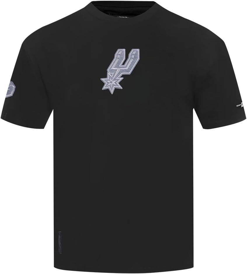imagePro Standard Mens NBA Reverse French Terry Cotton Short Sleeve TeeBlack