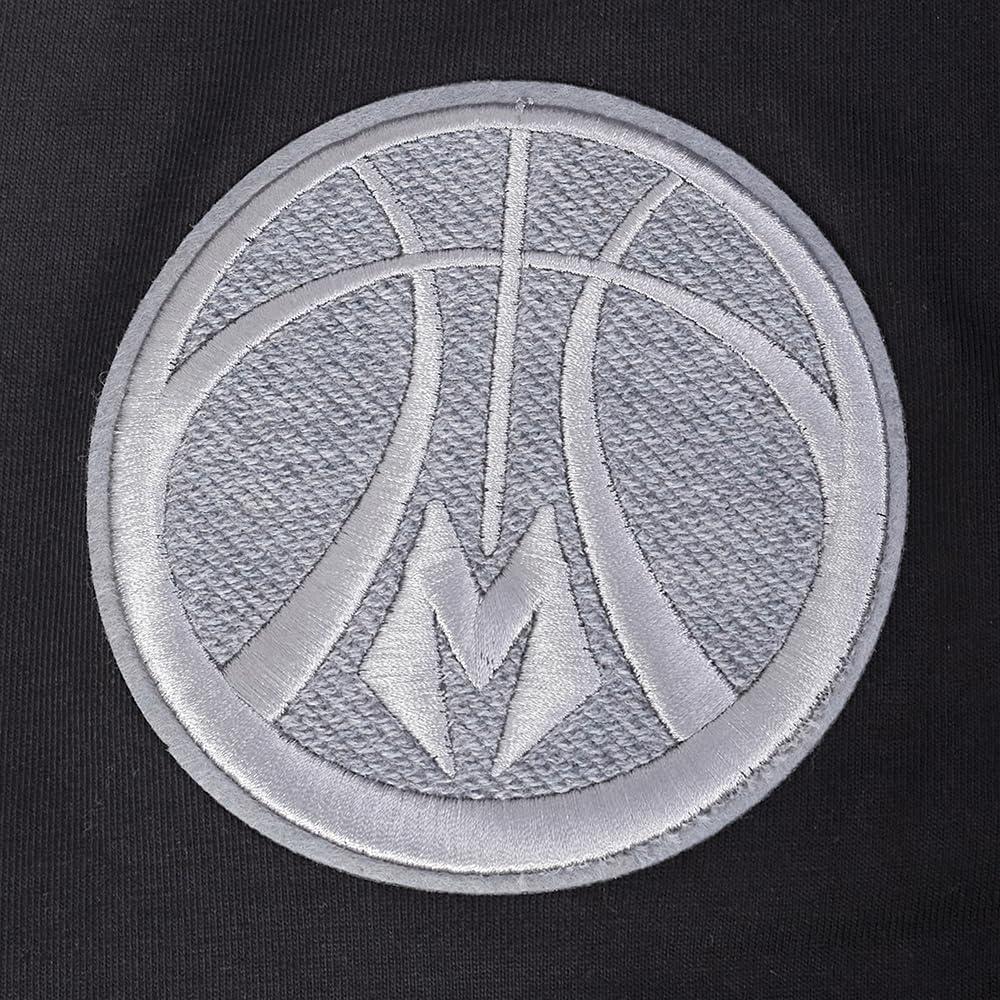 imagePro Standard Mens NBA Reverse French Terry Cotton Short Sleeve TeeBlack