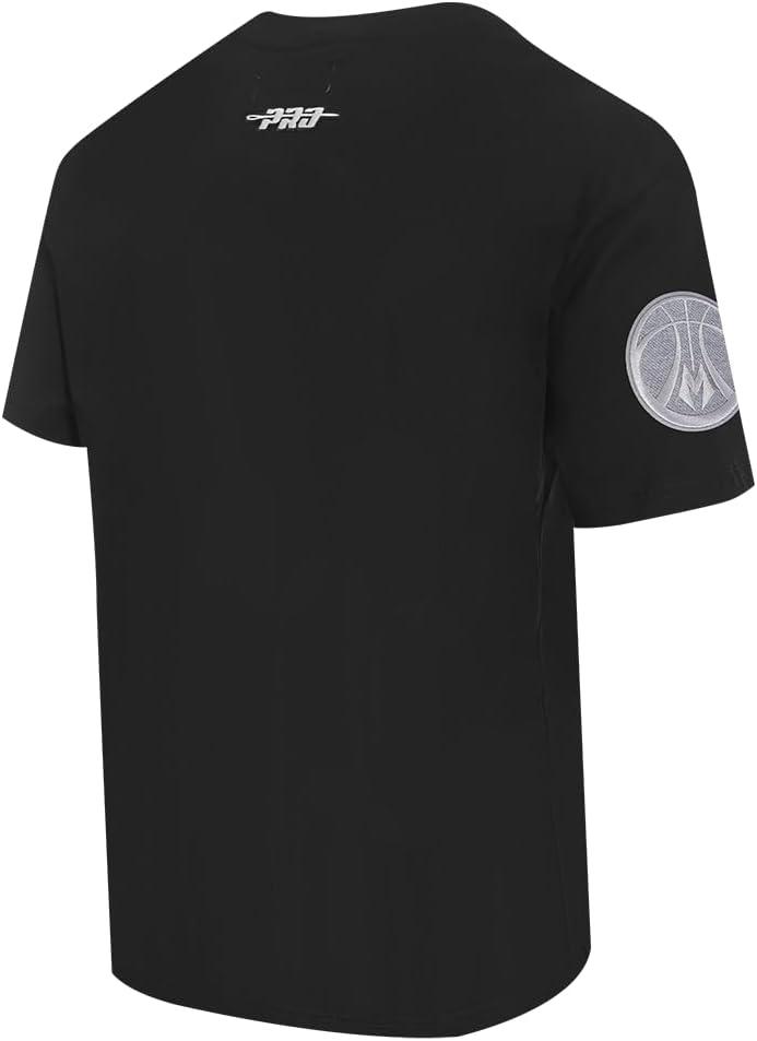 imagePro Standard Mens NBA Reverse French Terry Cotton Short Sleeve TeeBlack