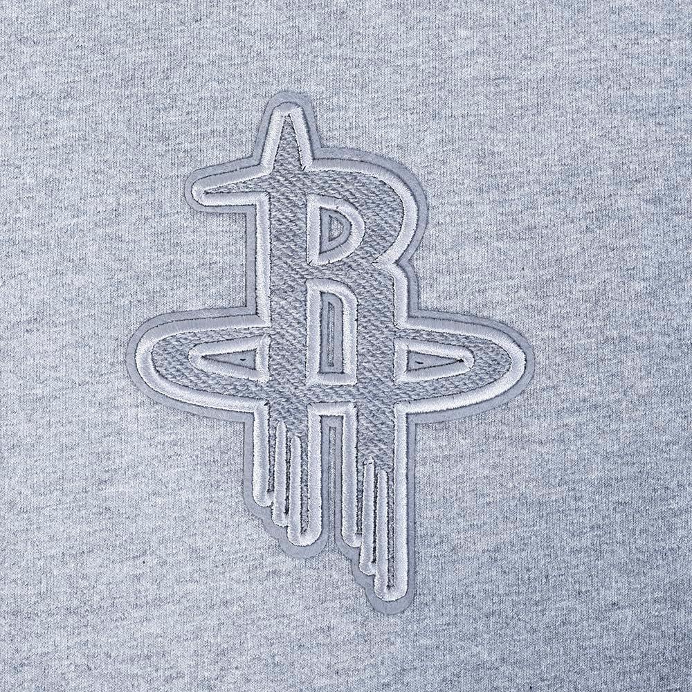 imagePro Standard Mens NBA Reverse French Terry Cotton Short Sleeve TeeDark Heather Gray