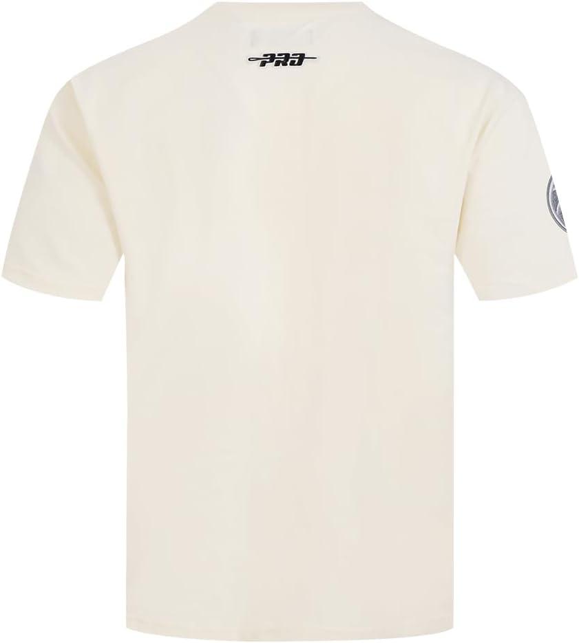 imagePro Standard Mens NBA Reverse French Terry Cotton Short Sleeve TeeEggshell
