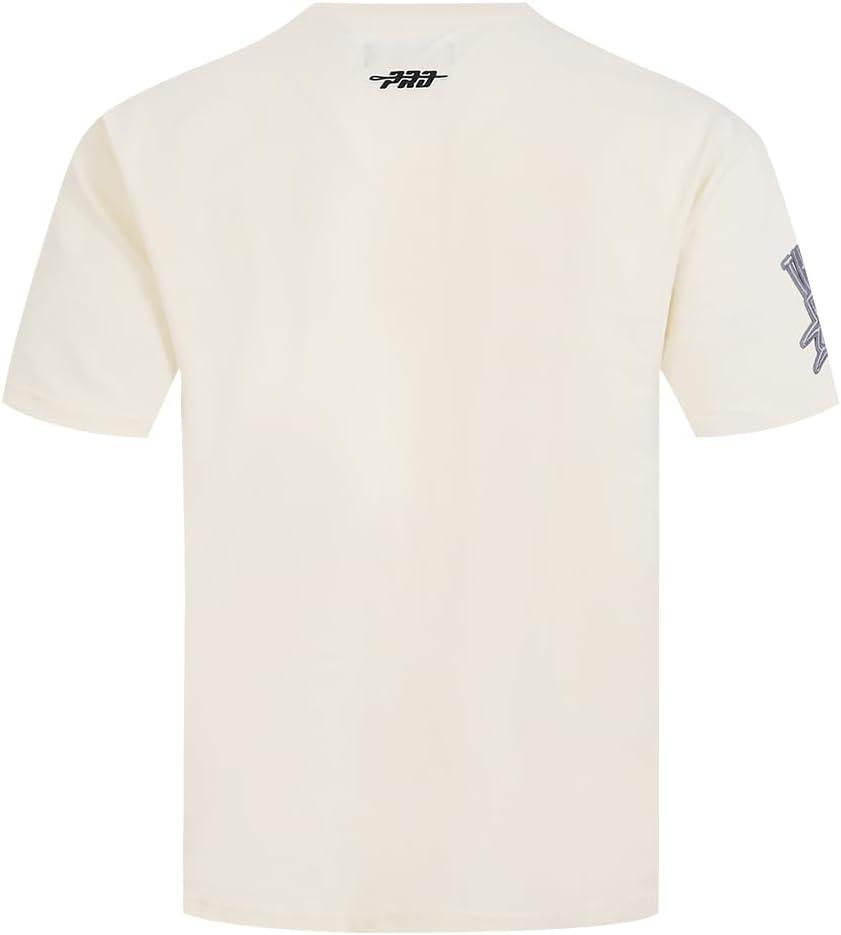 imagePro Standard Mens NBA Reverse French Terry Cotton Short Sleeve TeeEggshell