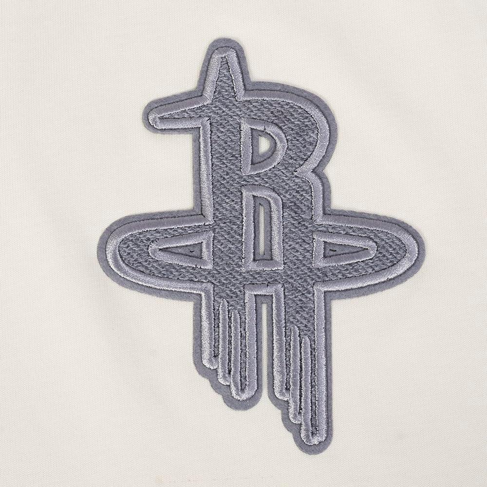 imagePro Standard Mens NBA Reverse French Terry Cotton Short Sleeve TeeEggshell