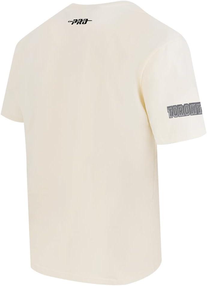 imagePro Standard Mens NBA Reverse French Terry Cotton Short Sleeve TeeEggshell