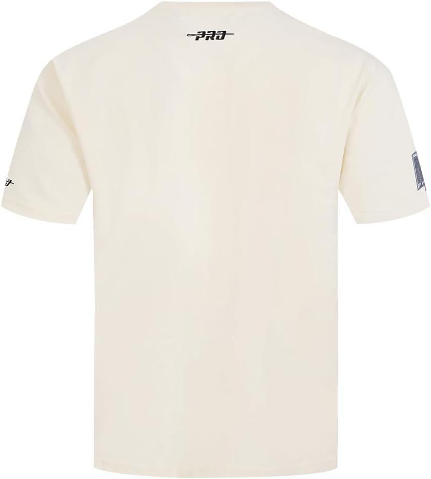 imagePro Standard Mens NBA Reverse French Terry Cotton Short Sleeve TeeEggshell