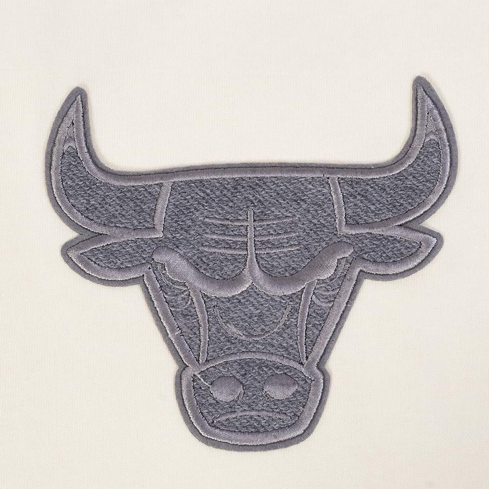 imagePro Standard Mens NBA Reverse French Terry Cotton Short Sleeve TeeEggshell