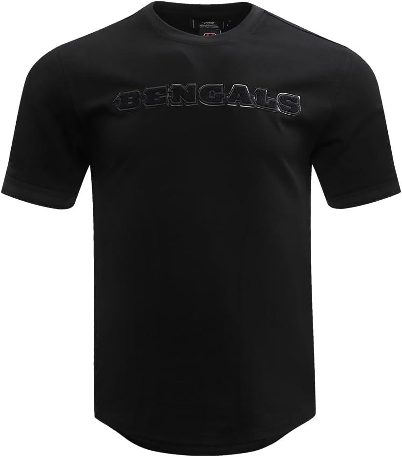 imagePro Standard Mens NFL Classic Cotton Short Sleeve TeeTriple Black