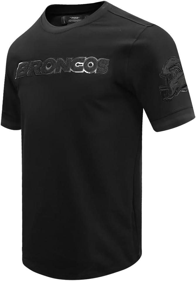 imagePro Standard Mens NFL Classic Cotton Short Sleeve TeeTriple Black