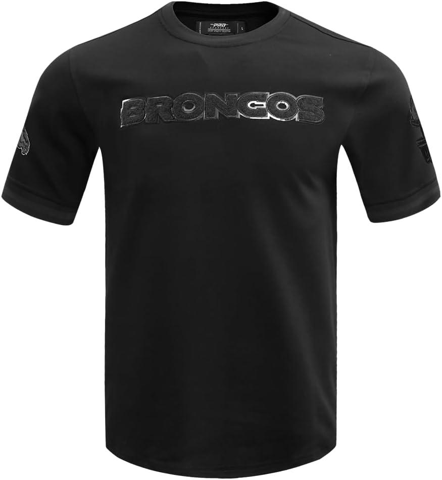 imagePro Standard Mens NFL Classic Cotton Short Sleeve TeeTriple Black