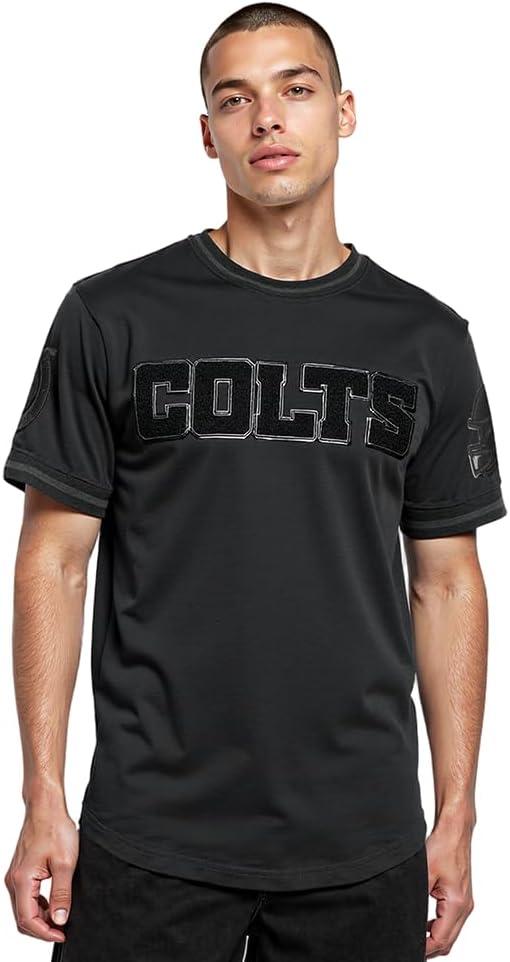 imagePro Standard Mens NFL Classic Cotton Short Sleeve TeeTriple Black