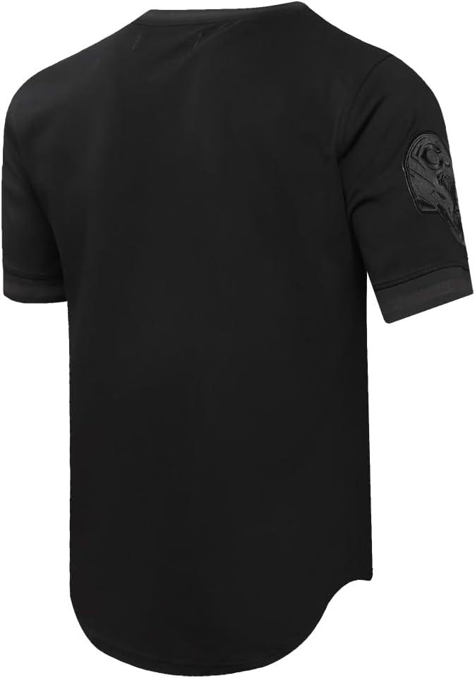 imagePro Standard Mens NFL Classic Cotton Short Sleeve TeeTriple Black