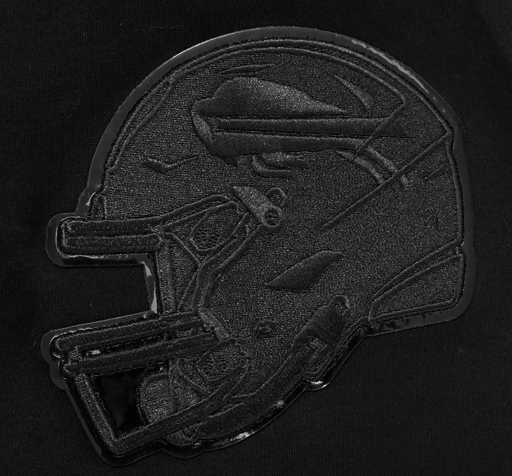 imagePro Standard Mens NFL Classic Cotton Short Sleeve TeeTriple Black