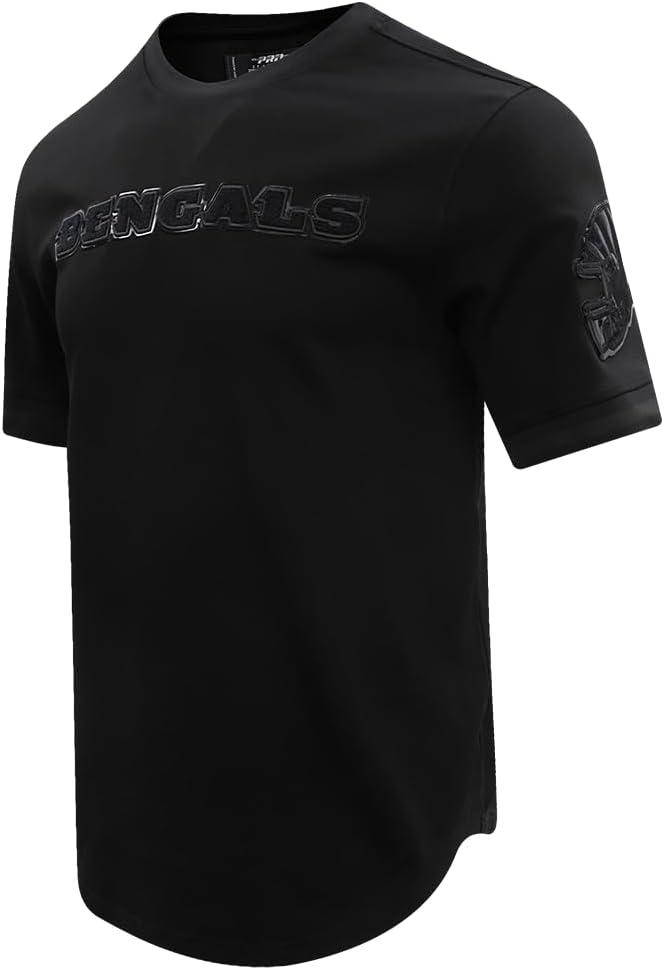 imagePro Standard Mens NFL Classic Cotton Short Sleeve TeeTriple Black