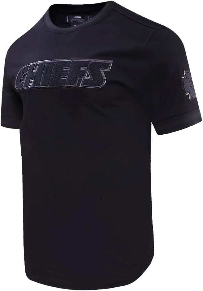 imagePro Standard Mens NFL Classic Cotton Short Sleeve TeeTriple Black