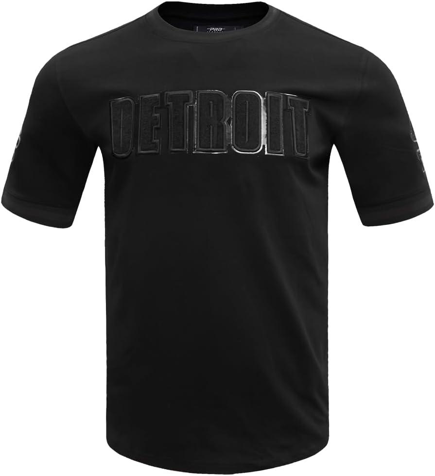 imagePro Standard Mens NFL Classic Cotton Short Sleeve TeeTriple Black