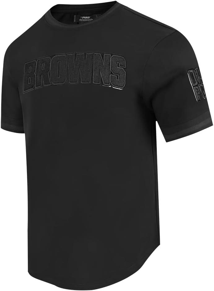 imagePro Standard Mens NFL Classic Cotton Short Sleeve TeeTriple Black