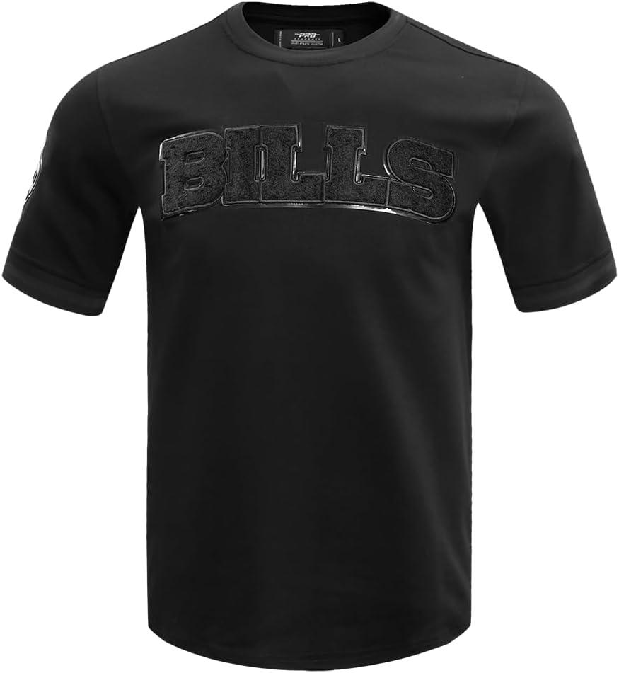 imagePro Standard Mens NFL Classic Cotton Short Sleeve TeeTriple Black