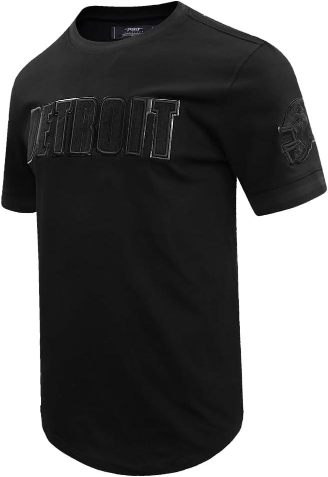 imagePro Standard Mens NFL Classic Cotton Short Sleeve TeeTriple Black