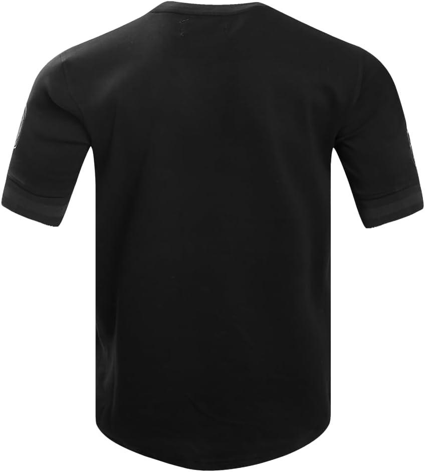 imagePro Standard Mens NFL Classic Cotton Short Sleeve TeeTriple Black