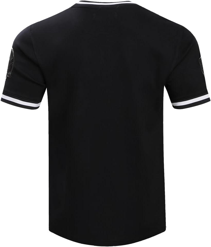 imagePro Standard Mens NFL Classic Cotton Short Sleeve TeeTriple Black