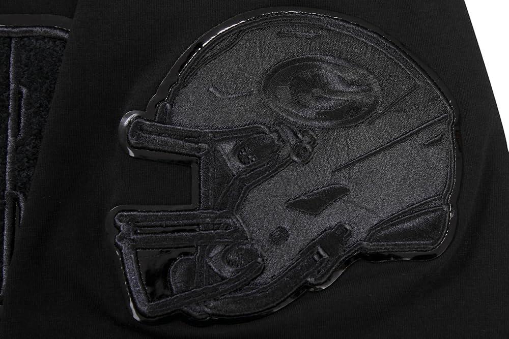 imagePro Standard Mens NFL Classic Cotton Short Sleeve TeeTriple Black
