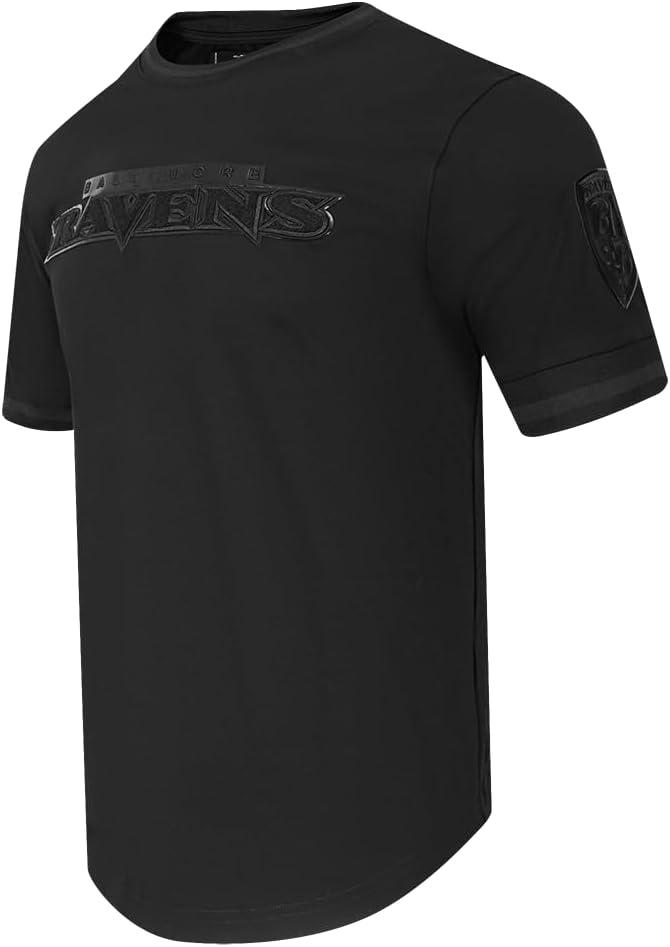 imagePro Standard Mens NFL Classic Cotton Short Sleeve TeeTriple Black