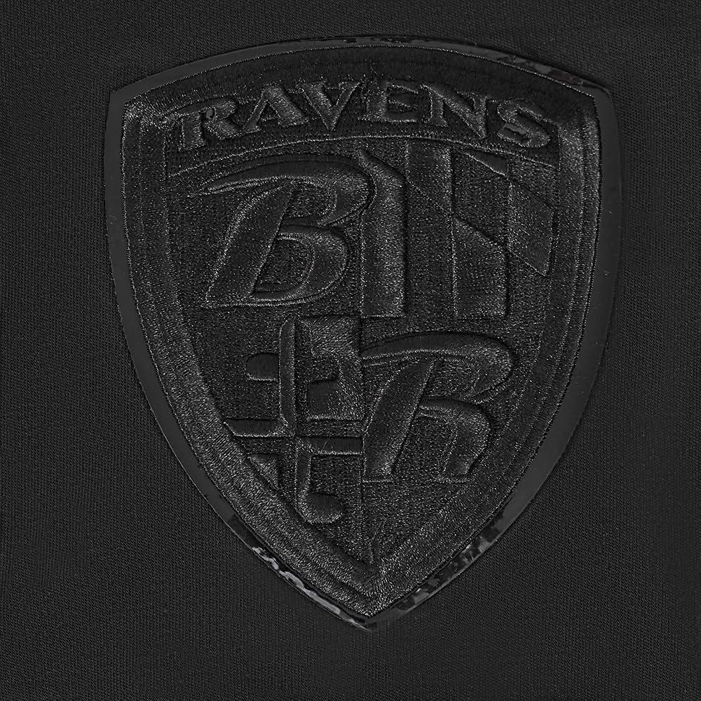 imagePro Standard Mens NFL Classic Cotton Short Sleeve TeeTriple Black