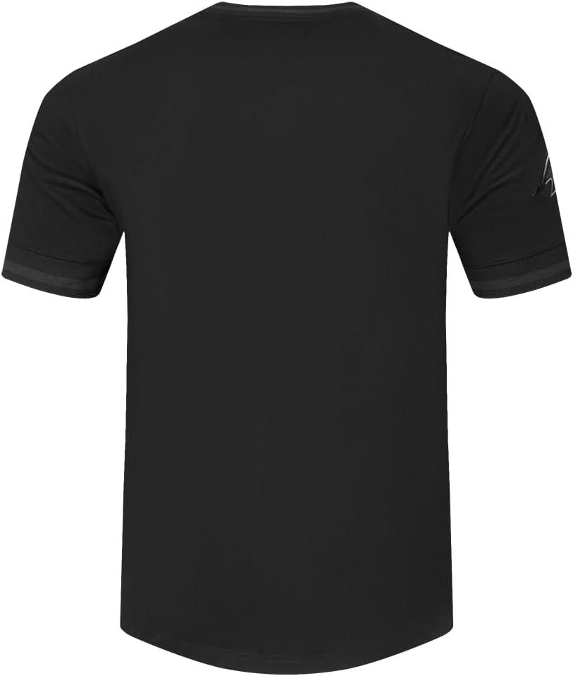 imagePro Standard Mens NFL Classic Cotton Short Sleeve TeeTriple Black