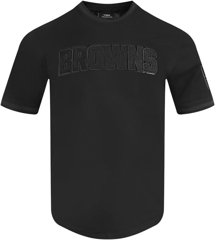 imagePro Standard Mens NFL Classic Cotton Short Sleeve TeeTriple Black