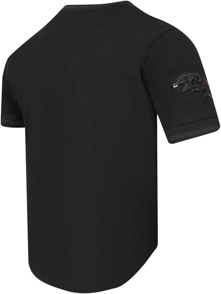 imagePro Standard Mens NFL Classic Cotton Short Sleeve TeeTriple Black