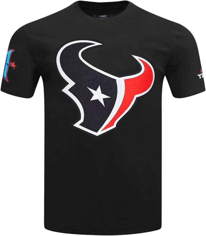 imagePro Standard Mens NFL Mashup Cotton Single Short Sleeve TeeBlack
