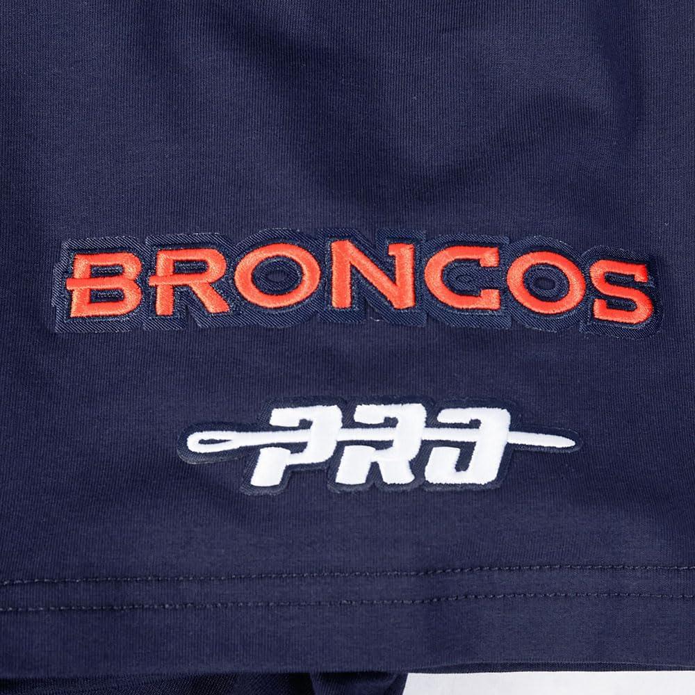 imagePro Standard Mens NFL Mashup Cotton Single Short Sleeve TeeMidnight Navy