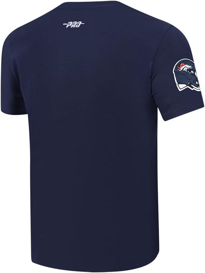 imagePro Standard Mens NFL Mashup Cotton Single Short Sleeve TeeMidnight Navy