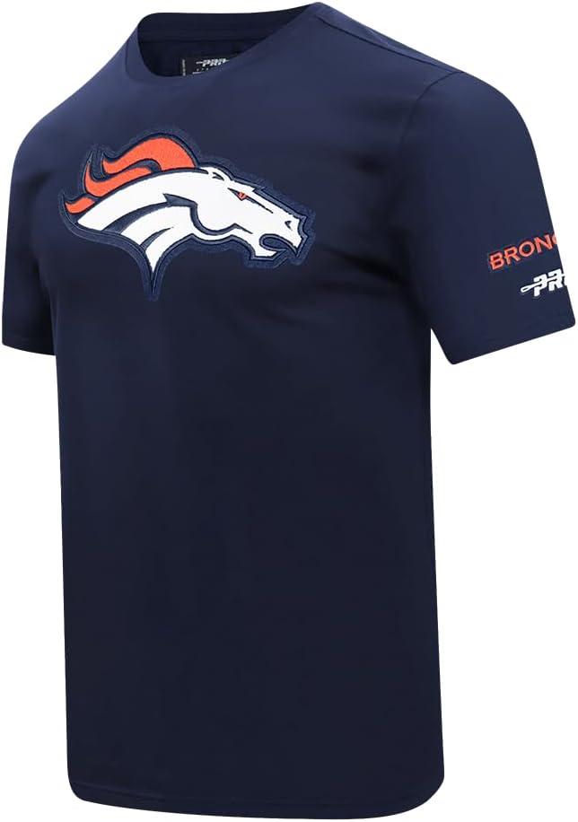 imagePro Standard Mens NFL Mashup Cotton Single Short Sleeve TeeMidnight Navy