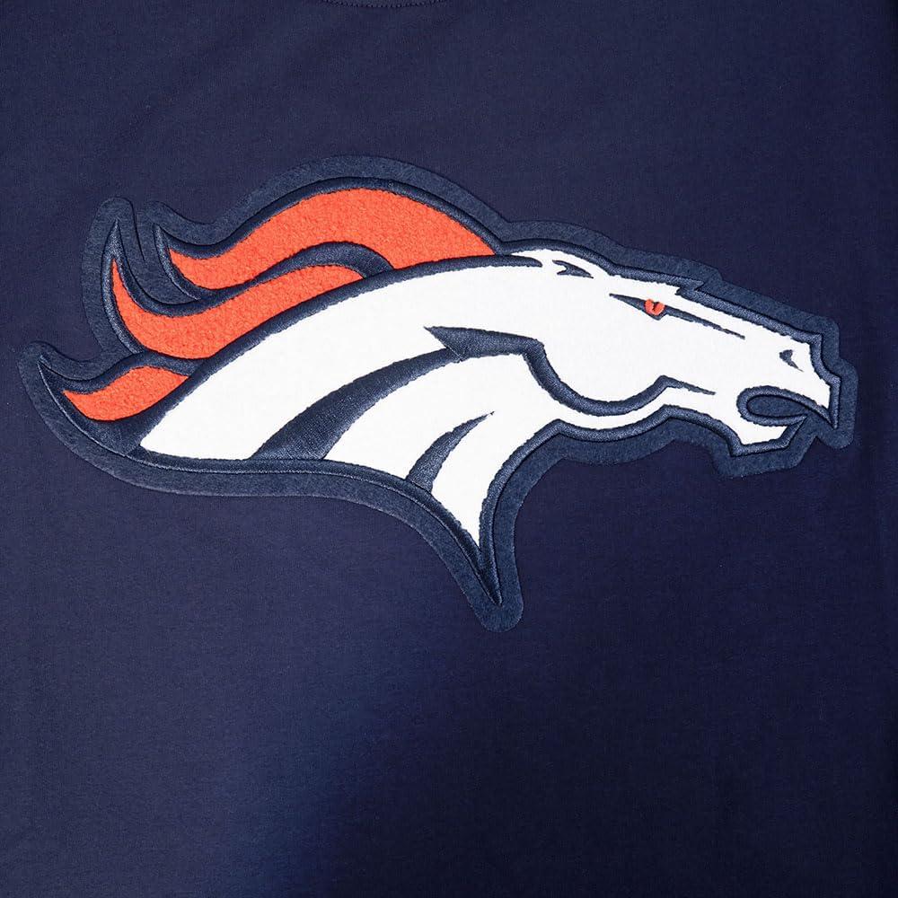 imagePro Standard Mens NFL Mashup Cotton Single Short Sleeve TeeMidnight Navy