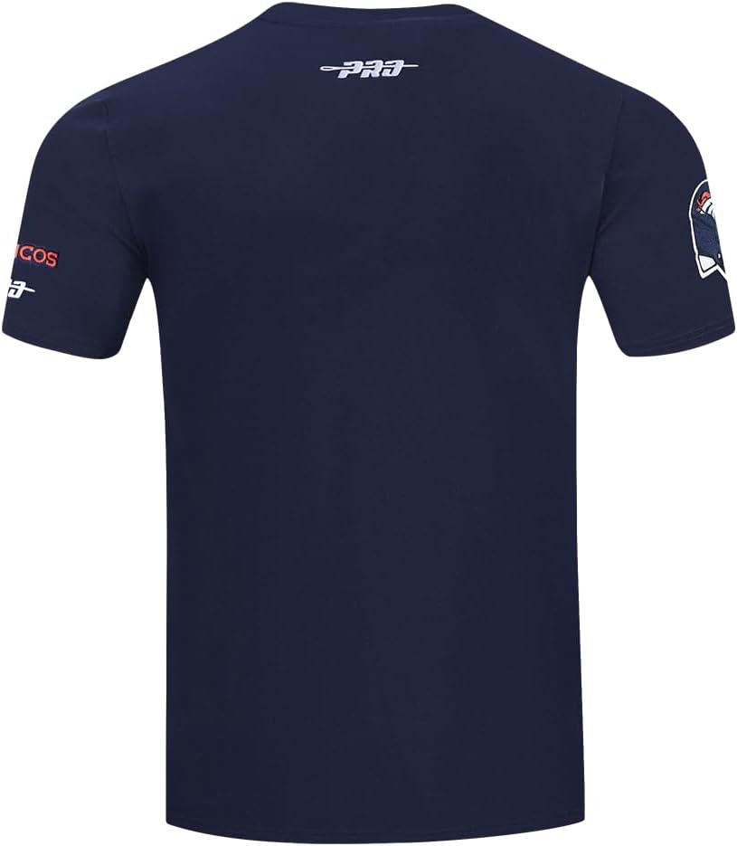 imagePro Standard Mens NFL Mashup Cotton Single Short Sleeve TeeMidnight Navy
