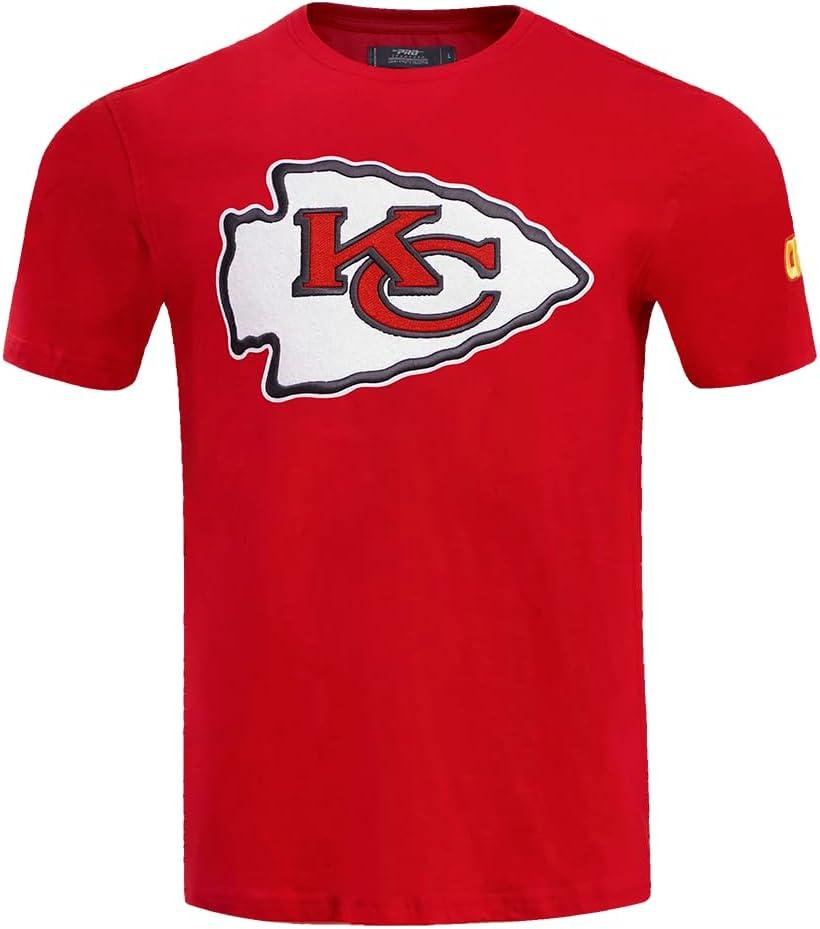 imagePro Standard Mens NFL Mashup Cotton Single Short Sleeve TeeRed