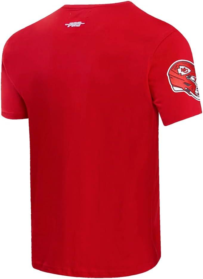 imagePro Standard Mens NFL Mashup Cotton Single Short Sleeve TeeRed