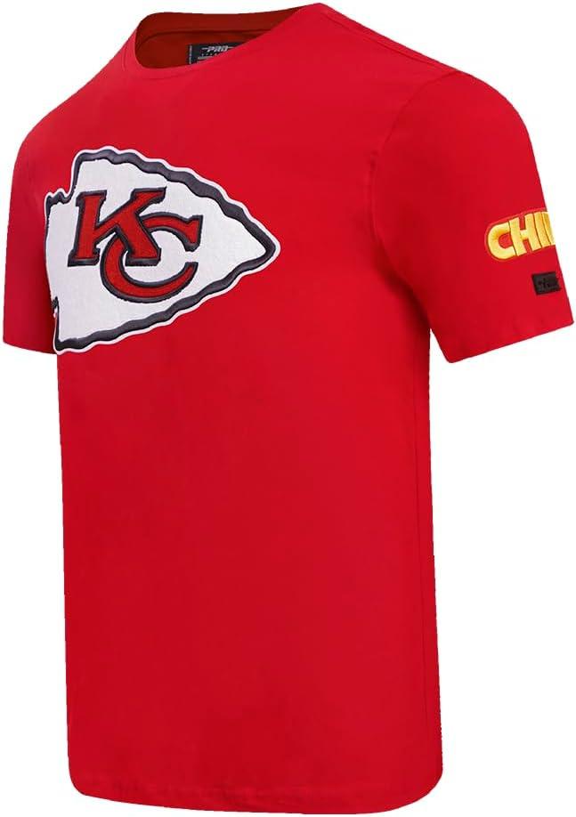 imagePro Standard Mens NFL Mashup Cotton Single Short Sleeve TeeRed