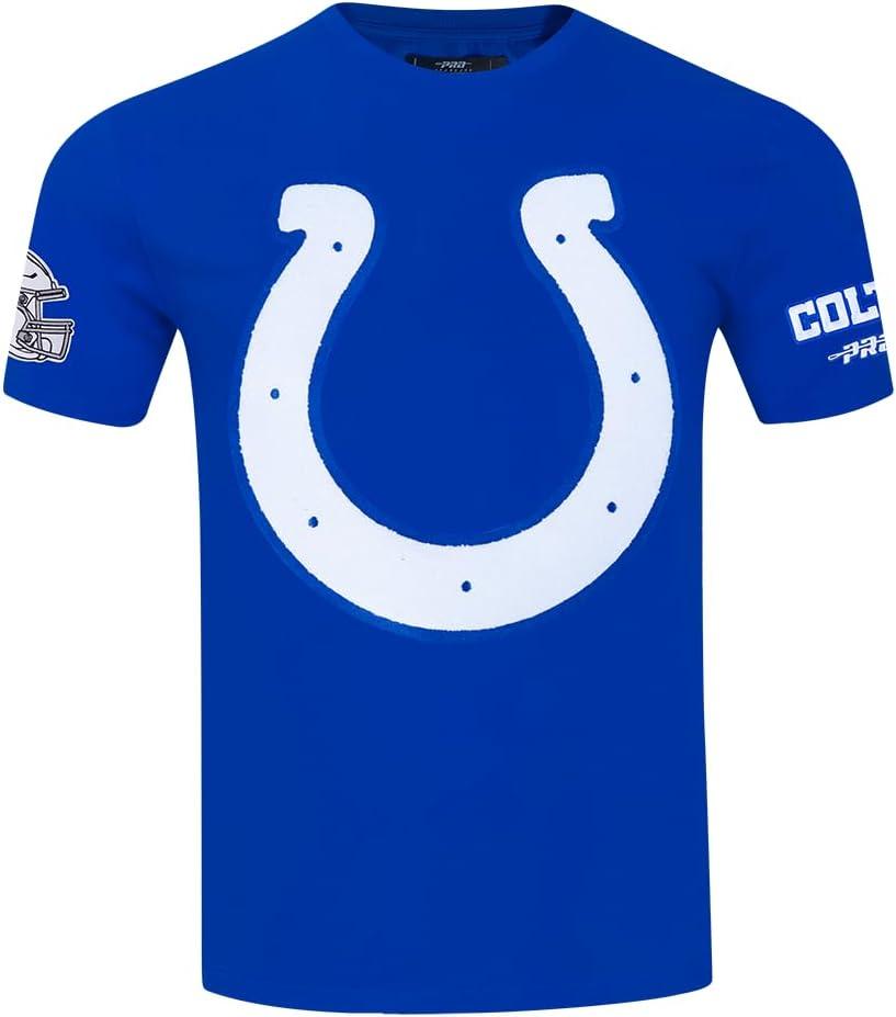 imagePro Standard Mens NFL Mashup Cotton Single Short Sleeve TeeRoyal Blue