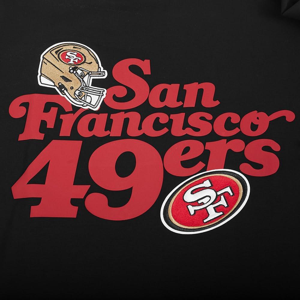 imagePro Standard Mens NFL San Francisco 49ers Souvenir Short Sleeve Tee Black M
