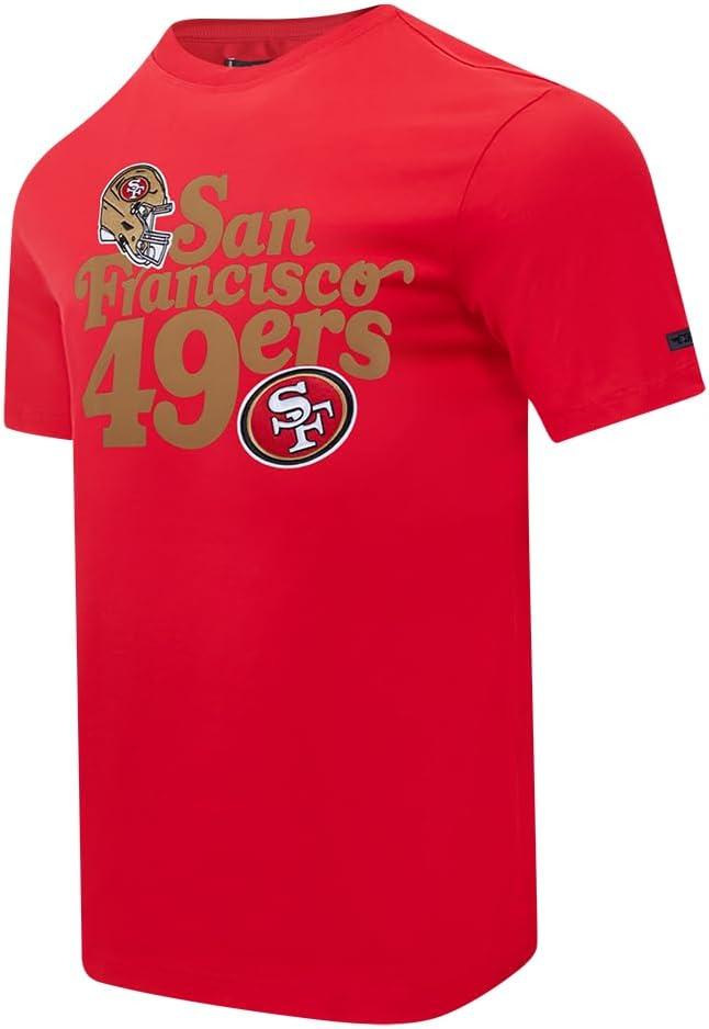 imagePro Standard Mens NFL San Francisco 49ers Souvenir Short Sleeve Tee Red M