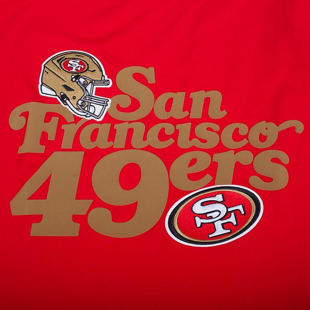 imagePro Standard Mens NFL San Francisco 49ers Souvenir Short Sleeve Tee Red M
